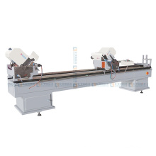 popular PVC door and window making machine double head saw cutting with CE certificate